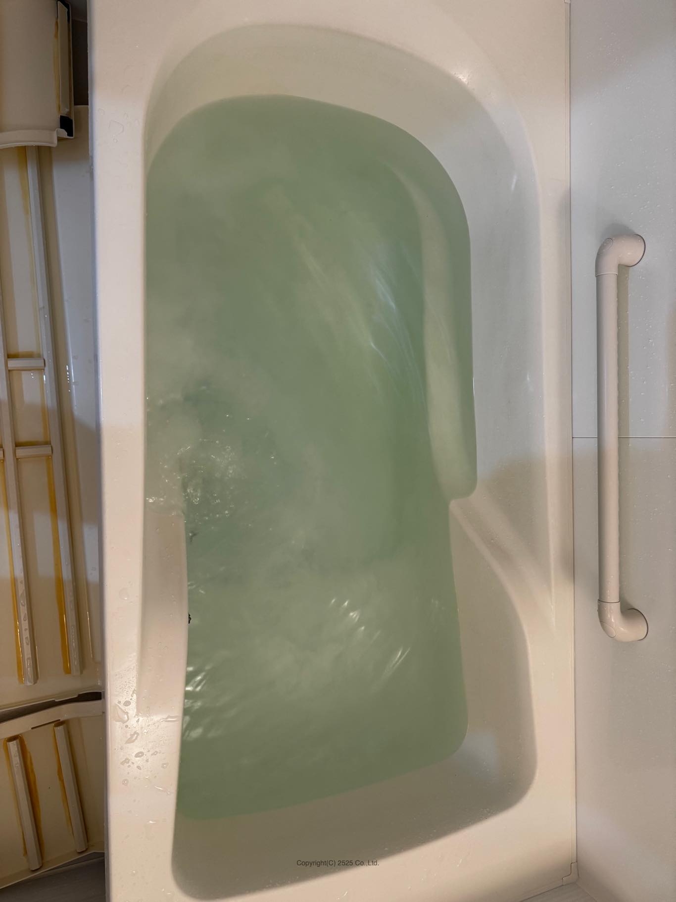 風呂釜洗浄の様子