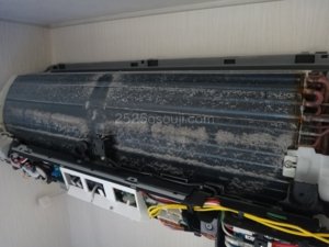 AN36LRS洗浄前のアルミフィン