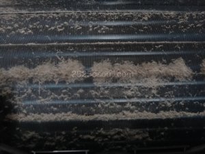 AN36LRS洗浄前アルミフィンアップ