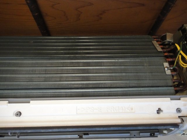 F28JTSXS洗浄後のアルミフィンアップ