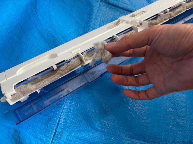 as-sv28k集められたホコリ