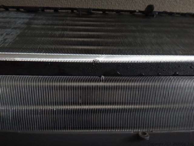 as-r40f洗浄後のアルミフィン