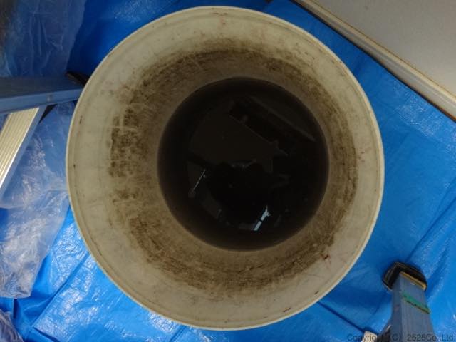 RAS-DBK40H2洗浄後の汚水