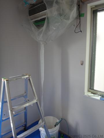 RAS-DBK40H2エアコン本体にカバーをかける