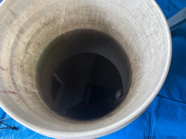 msz-l2817洗浄後の汚水