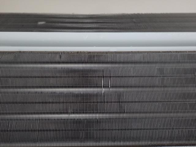 cs-ex227c洗浄後のアルミフィンアップ